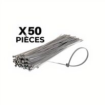 Serre-câbles gris x50 - 7.6mm - 250mm | TECLINK