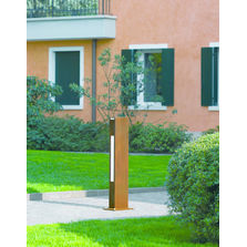 Borne lumineuse en acier Corten | Vision