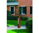 Borne lumineuse en acier Corten | Vision