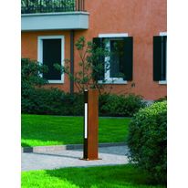 Borne lumineuse en acier Corten | Vision