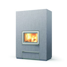 Poêle hybride à façade teintée ou enduite | Valkia Nammi