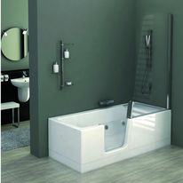 Baignoire Hydromassante Avec Spot Et Radio Mississippi Kinedo Balneo Douche