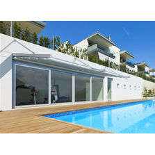 Auvent en aluminium à store rétractable | T4