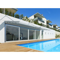 Auvent en aluminium à store rétractable | T4