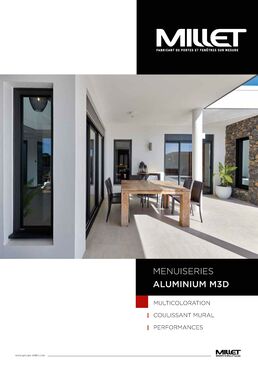 Fenêtre et porte-fenêtre extérieur et intérieur alu | M3D aluminium
