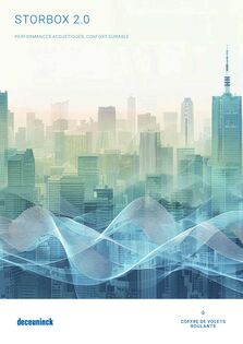 Coffre de volet roulant de Deceuninck