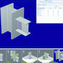Logiciel de conception d'assemblage en acier | RAM Connection V8i