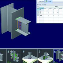 Logiciel de conception d'assemblage en acier | RAM Connection V8i