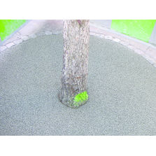 Revêtement extérieur coulé à base de granulats de caoutchouc | Trac