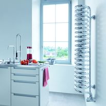 Sèche-serviettes tubulaire vertical hélicoïdal et cylindrique | Spirale