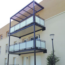 Balcons en acier traditionnels | Balcon métallique standard