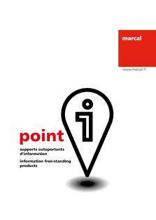 Supports autoportants d'informations