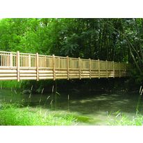 Passerelles piétons en bois et métal | Passerelle piéton