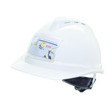 Casque à porte-badge intégré | Casque V-Gard 500  Porte-Badge