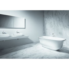 Baignoire et lavabo en pierre volcanique | Amiata