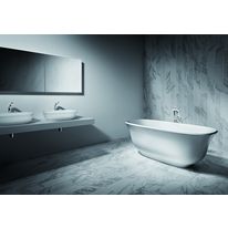 Baignoire et lavabo en pierre volcanique | Amiata