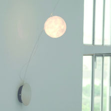 Applique murale design en papier blanc | Fil d'étoile