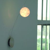 Applique murale design en papier blanc | Fil d'étoile