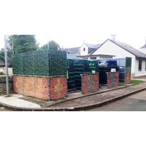 Palissades caches conteneurs à colonnes aériennes | Belben