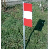 Lot de 10 piquets de chantier k5b | 1-03-4-008