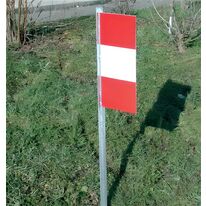 Lot de 10 piquets de chantier k5b | 1-03-4-008