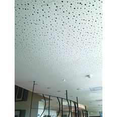 Plaques de plâtre perforées pour plafonds acoustiques | Rigitone