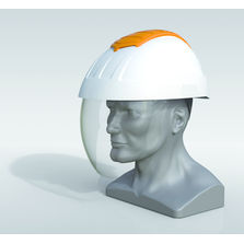 Casque avec visière pour électriciens industriels | E-Man