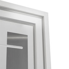 Porte d'entrée PVC avec panneau isolant | Milky 3