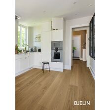 Revêtement de sol en bois densifié véritable - Monolame Brossée Extra Large XXL 271mm 