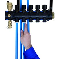 Collecteur à connexion rapide pour plancher à eau chaude | Connectique Rapide