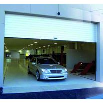 Porte automatique à enroulement silencieux pour intérieur ou extérieur | Rapid Roll 3000