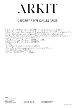 Dalles PVC grand format en 4 motifs contemporains | ARKIT collection DECORATIF