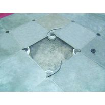 Plancher surélevé en dalles de béton fibré | Cimburo