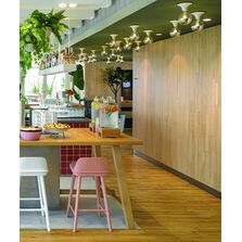 Panneau acoustique en bois CLT rainuré avec absorbeurs en fibre de bois | Ligno Acoustique Light