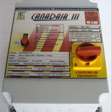 Coffret de commande pour ventilateur de désenfumage | Canadair III