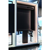 Menuiserie PVC à volet roulant solaire bioclimatique intégré | AM-X volet roulant bioclimatique