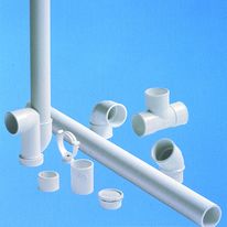 Raccords et tubes d'évacuation des eaux | Raccords et tubes PVC blanc