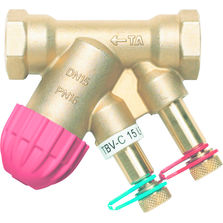 Vanne de régulation et d'équilibrage pour unité terminale | TVB-C