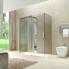 Cabine de douche sans cadre à porte coulissante | Oops