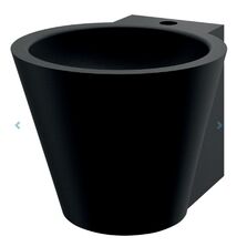 Lavabo suspendu noir MINI BAILA | Réf.121180BK