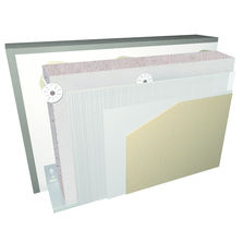 Système d'ITE calé-chevillé | Weber.therm XM ultra 22