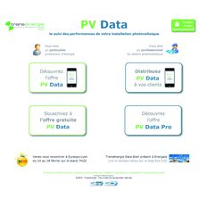 Interface pour gestion de la production électrique photovoltaïque | PV Data
