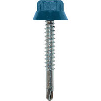 Vis autoperceuse à tête hexagonale en plastique coloré