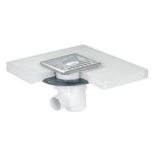 Receveur prêt à carreler avec siphon à sortie horizontale ou verticale | Receveurs prêt à carreler