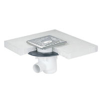 Receveur prêt à carreler avec siphon à sortie horizontale ou verticale | Receveurs prêt à carreler