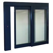 Porte coulissante motorisée pour hall d'entrée | Portech