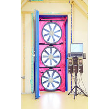 Système pour contrôle d'infiltrométrie d'un bâtiment | Blower Door