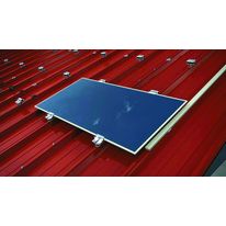 Toiture bac acier pour intégration de modules PV sans percement | Integra
