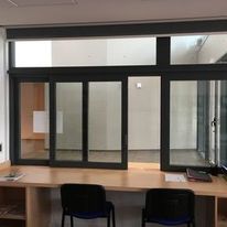 Châssis coulissant vitré Coupe-Feu avec cadre bois | CROUZILLES