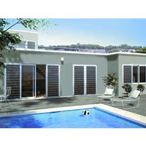 Volet coulissant en aluminium sans rail apparent | Volet coulissant